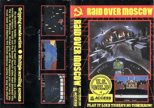 Raid Over Moscow box art for ZX Spectrum